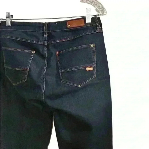 Peace of Cloth Women's Straight Jeans Size 6 Dark Blue Mid Rise - Picture 7 of 15